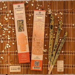 Maya Sahumos Orange Pepper Attraction Aromanza Incense - Iluminarte Argentina - 3 extra large / strong bars