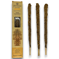 Encens Maya Sahumos Super Palo Santo Buena Onda Aromanza - Iluminarte Argentina - 3 extra Large / Strong bars