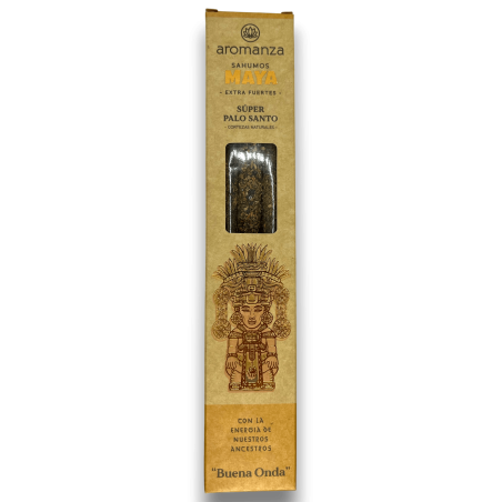 Tămâie Sahumos Maya Super Palo Santo Buena Onda Aromanza - Iluminarte Argentina - 3 bețișoare extra mari / puternice