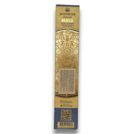 Sahumos Maya Real Xampa amb Pal Santo Espiritualidad Aromanza Encensos - Il·luminar-te Argentina - 3 barretes extra Grans