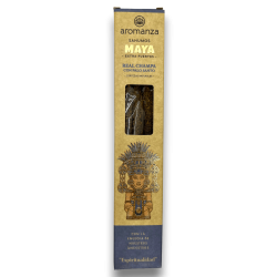 Maya Real Champa Smokes mit Palo Santo Spiritualität Aromanza Räucherstäbchen - Iluminarte Argentina - 3 extra große Riegel