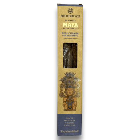 Echte Maya Sahumos Champa met Palo Santo Spiritualiteit Aromanza Wierook - Iluminarte Argentina - 3 extra grote stokjes