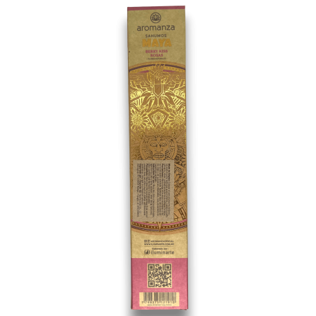 Sahumos Maya Berry Kiss Roses Sweetness of Home Aroma Wierook - Iluminarte Argentina - 3 extra grote/sterke stokjes