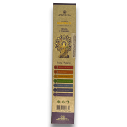 Master Incens Burners 7 Powers Aromanza Incense - Iluminarte Argentina - 8 bețișoare groase cu rășini naturale