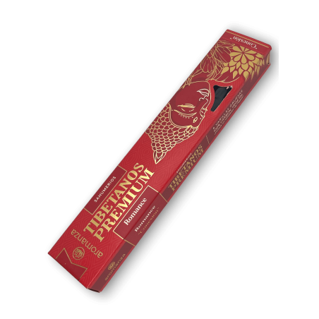 Premium Tybetańskie Kadzidła Romance Connection Aromanza Kadzidła - Iluminarte Argentina - 8 grubych patyczków