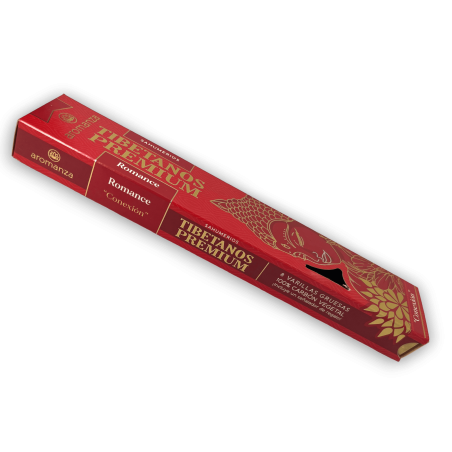 Premium Tybetańskie Kadzidła Romance Connection Aromanza Kadzidła - Iluminarte Argentina - 8 grubych patyczków
