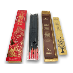 Incenso Tibetano Premium Romance Connection Incenso Aromanza - Iluminarte Argentina - 8 bastoncini spessi