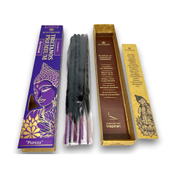 Premium Tibetan Incense Oriental Flower Purity Aromanza Incense - Iluminarte Argentina - 8 thick sticks