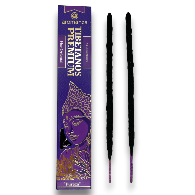 Incienso Tibetano Premium Incienso Aromático de pureza de flores orientales - Iluminarte Argentina - 8 varillas gruesas-INCENSOS TIBETANOS PREMIUM-HOSTENATURA