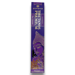 Incienso Tibetano Premium Flor Oriental Pureza Aromanza Inciensos - Iluminarte Argentina - 8 varillas gruesas