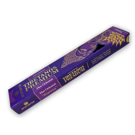Premium Tibetan Incense Oriental Flower Purity Aromanza Incense - Iluminarte Argentina - 8 thick sticks
