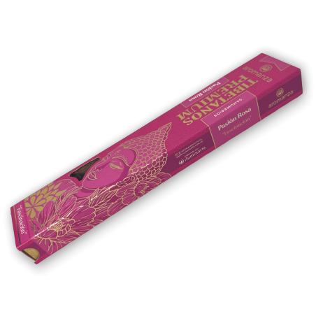 Premium Tibetan Incense Pink Passion Fascination Aromanza Kadzidła - Iluminarte Argentina - 8 grubych patyczków