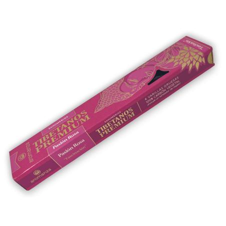 Premium Tibetaanse Wierook Pink Passion Fascination Aromanza Wierook - Iluminarte Argentina - 8 dikke stokjes