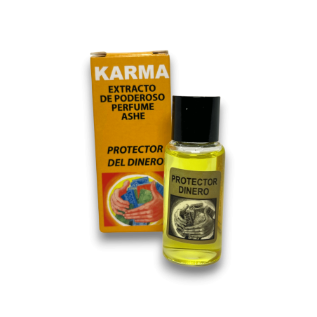 Perfume Ashe Protector del Dinero - Para proteger y mantener el dinero - HOSTENATURA - 10ml.