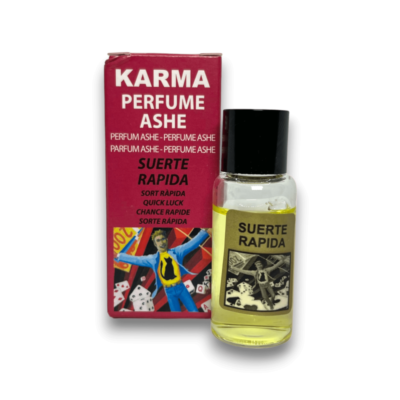 Ashe Quick Luck Parfum - Om snel geluk aan te trekken - HOSTENATURA - 10ml.-ESOTERISCHE SANTERIA-PARFUMES-HOSTENATURA