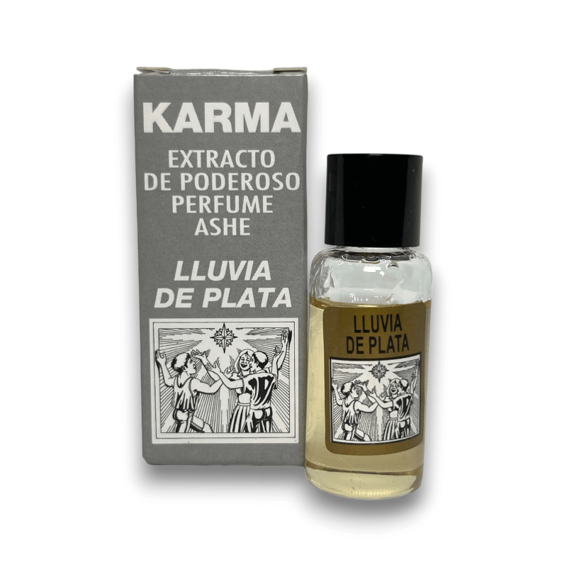 Ashe Silver Rain Perfume - Dirua eta oparotasuna erakartzeko - HOSTENATURA - 10ml.-SANTERIA ESOTERIKOA PERFUMEAK-HOSTENATURA