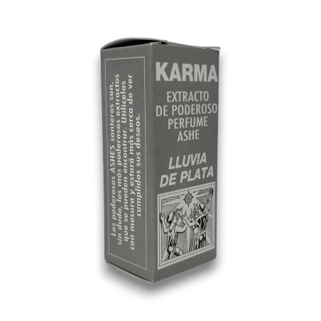 Perfume Ashe Lluvia de Plata - Para atraer dinero y prosperidad - HOSTENATURA - 10ml.