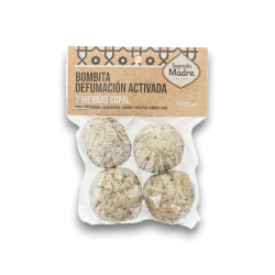 Bombitas 7 Herbs Copal Sagrada Madre Bag - Copal Smoking, Yerba, White Sage, Lavender, Eucalyptus, Rosemary and Rue - 4u