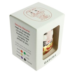 Daruma Daurat Mitjà Fortuna - Tradicional Japó - Ninot dels propòsits