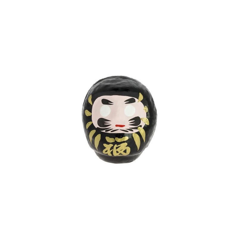 Daruma Black Medium Protection - Japonia Tradițională - Păpușă Scop-Daruma tradițională Japonia-HOSTENATURA