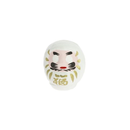 Daruma Love Branco Médio - Japão Tradicional - Boneca de Fins