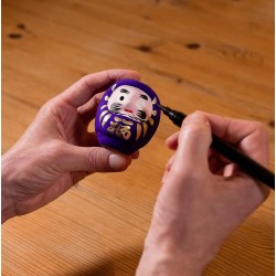 Daruma Medium Purple Harmony - Japon traditionnel - Poupée but