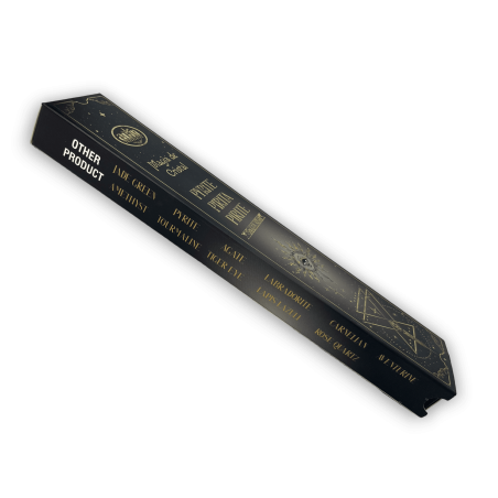 Pyrit Weihrauch Magic of Crystal Aum Düfte - Weihrauch mit Pyrit Kristall Box - 20gr.