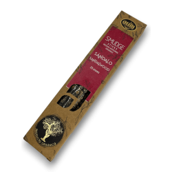 Organic Sandalwood Incense AUM Fragrances Smudge Sticks - 25gr.