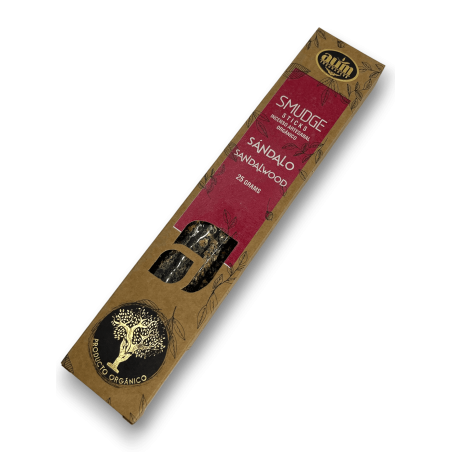Organiczne kadzidełka z drzewa sandałowego AUM Fragrances Smudge Sticks - 25gr.