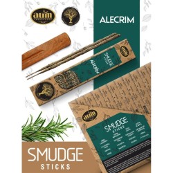 Incenso de Alecrim Orgânico AUM Fragrâncias Bastões Alecrim - 25gr.