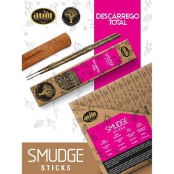 Biologische wierook Total Discharge AUM Geuren Smudge Sticks - 25gr.