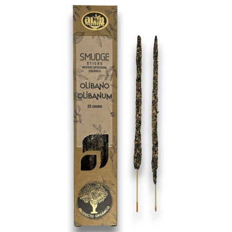 Incienso Orgánico Olíbano AUM Fragrances Smudge Sticks - 25gr.