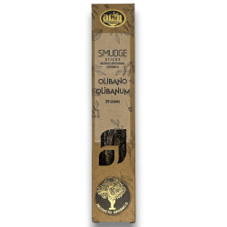 Bastões para manchas de fragrâncias de olíbano orgânico AUM - 25gr.