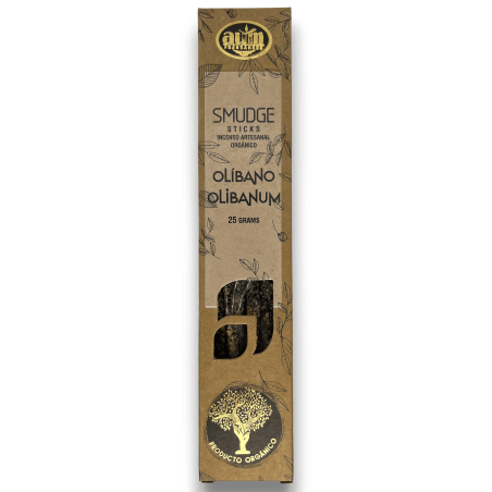 Incienso Orgánico Olíbano AUM Fragrances Smudge Sticks - 25gr.