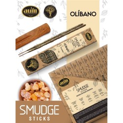 Batoane de tămâie organică AUM Fragrances Smudge Sticks - 25gr.