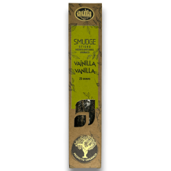 Banila intsentsu organikoa AUM lurrinak Smudge Sticks - 25 gr.