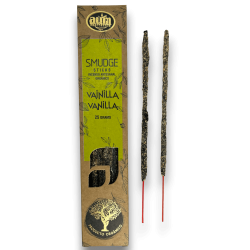 Banila intsentsu organikoa AUM lurrinak Smudge Sticks - 25 gr.