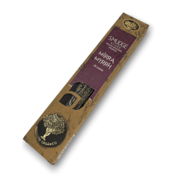 Incenso Orgânico Mirra AUM Fragrâncias Smudge Sticks - 25gr.