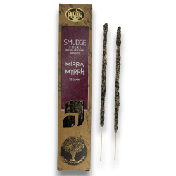 Biologische wierook Mirre AUM geuren smudge sticks - 25gr.