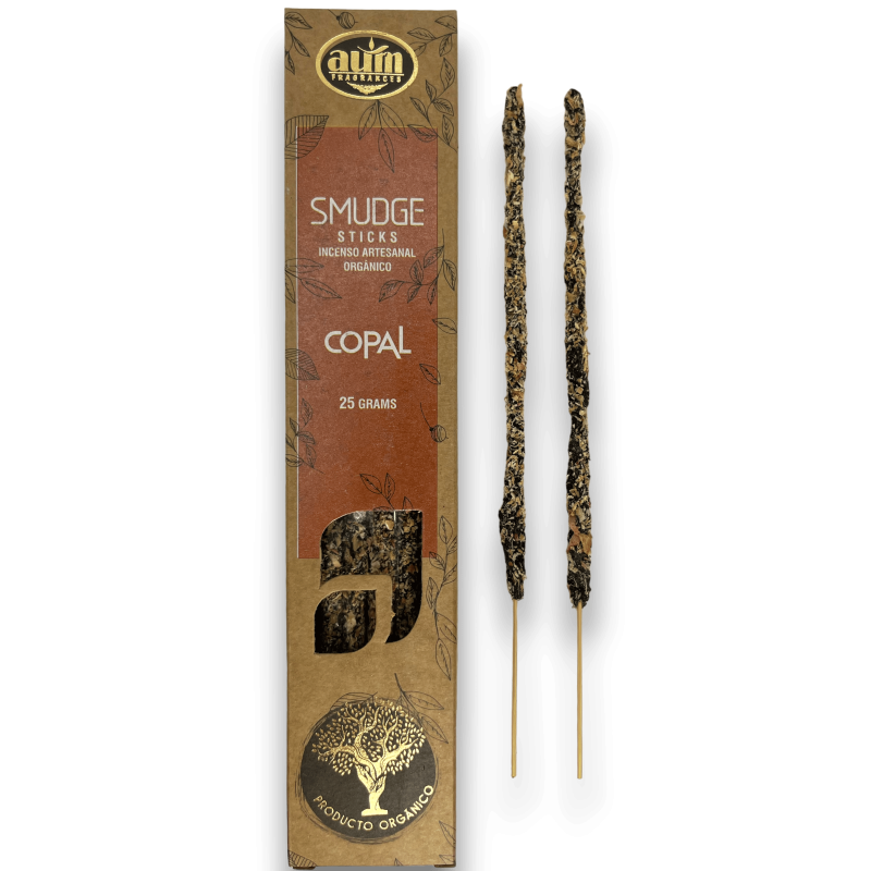 Incenso Orgânico Copal AUM Fragrâncias Smudge Sticks - 25gr.-Fragrâncias AUM de Incenso Orgânico-HOSTENATURA