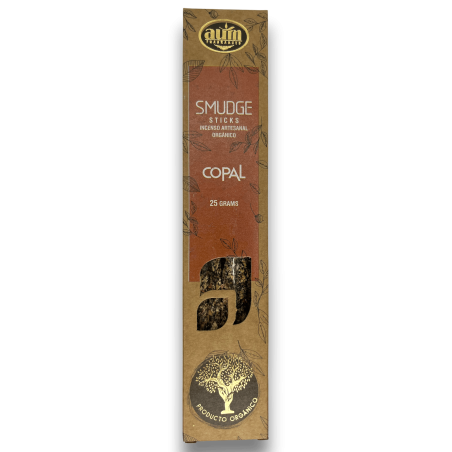 Incienso Orgánico Copal AUM Fragrances Smudge Sticks - 25gr.