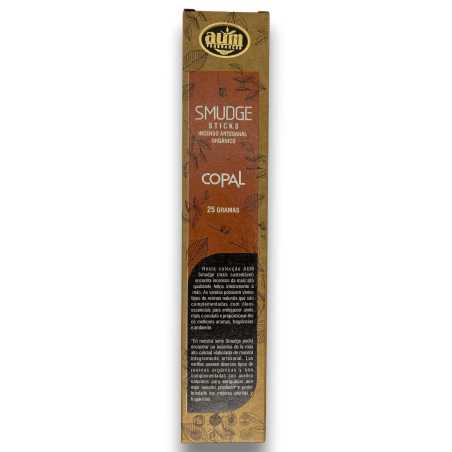 Incienso Orgánico Copal AUM Fragrances Smudge Sticks - 25gr.