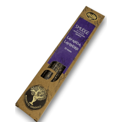 Organiczne kadzidełka lawendowe AUM Fragrances Smudge Sticks - 25gr.