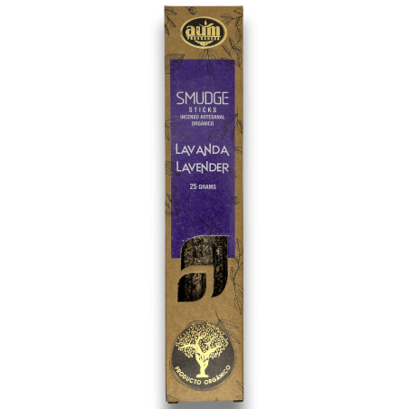 Incienso Orgánico Lavanda AUM Fragrances Smudge Sticks - 25gr.