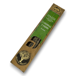 Incenso Orgânico 7 Ervas AUM Fragrâncias Smudge Sticks - 25gr.