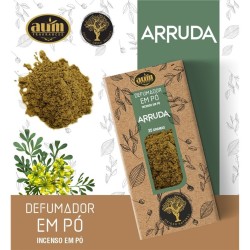 Ruda AUM Fragrâncias incenso em pó 25gr.