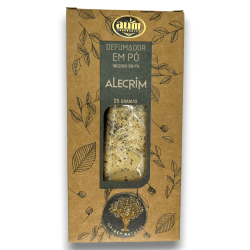 Incenso em pó de alecrim Fragrâncias AUM 25gr.