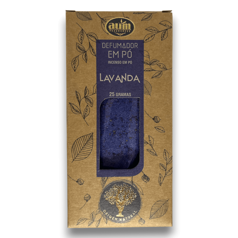 Encens en pols Lavanda AUM Fragrances 25gr.-Encens a Pols AUM Fragrances-HOSTENATURA