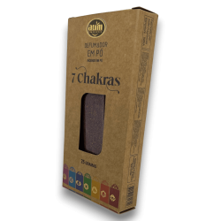 7 Chakras AUM Fragrances 25gr poudre d’encens.