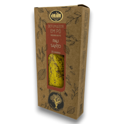 Incenso em pó Palo Santo Fragrâncias AUM 25gr.